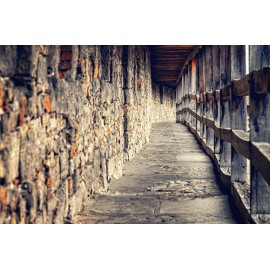 Fototapetai Viduramžių pilies sienos takas